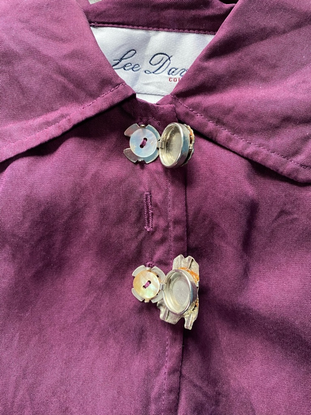 Silver Cowboy Boot and Concho Lapel Button Pins/Cover- Men Accessories - Picture 4 of 5